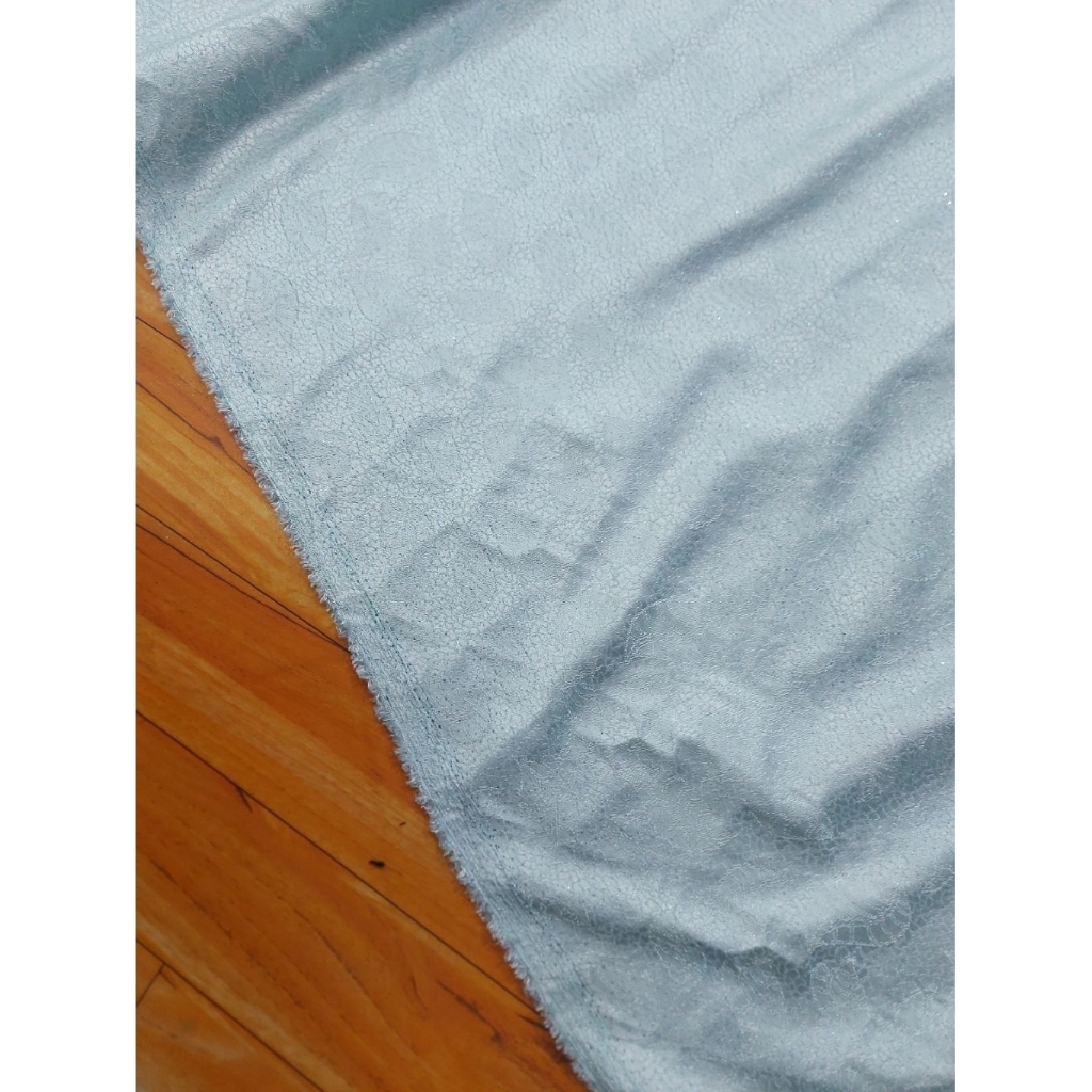 kain jaguard premium  - kain jaguard emboss motif premium  - kain jaguard motif ( hijau mint) c