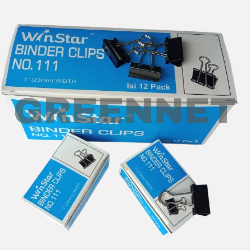 

BINDER CLIP NO. 111 1 PACK (12Pcs)