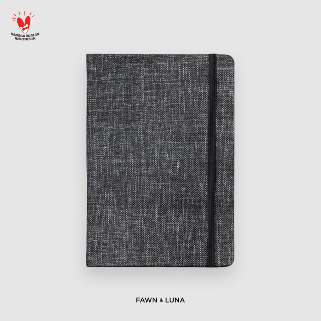 

Fawn & Luna - BLACK SMOKE - Notebook Large A5 - Buku Jurnal/Agenda/Diary/Catatan