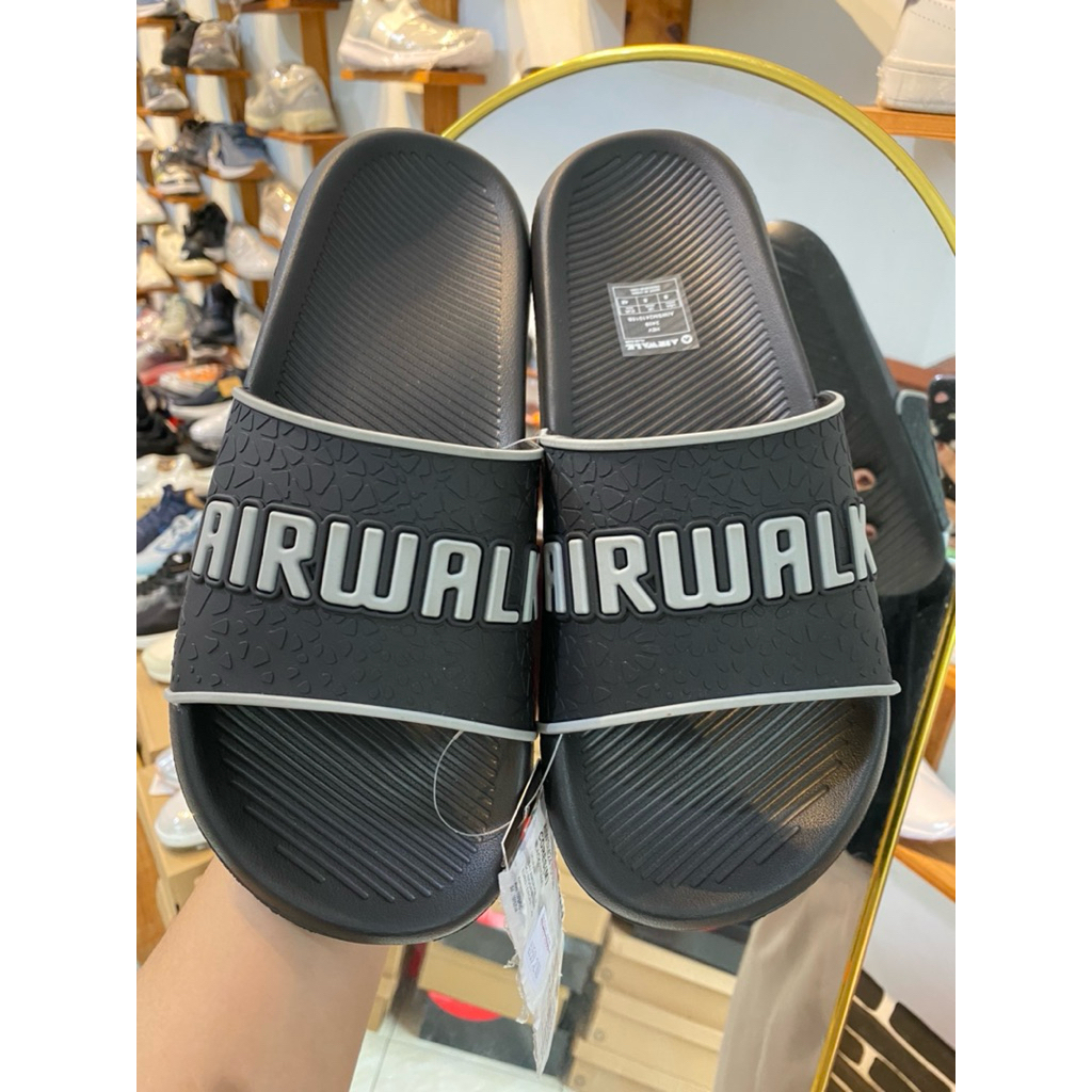 3 VARIASI WARNA VARIASI WARNA SANDAL SLIDE AIRWALK BLUE DAN WHITE PINK UNISEX PRIA & WANITA SENDAL N