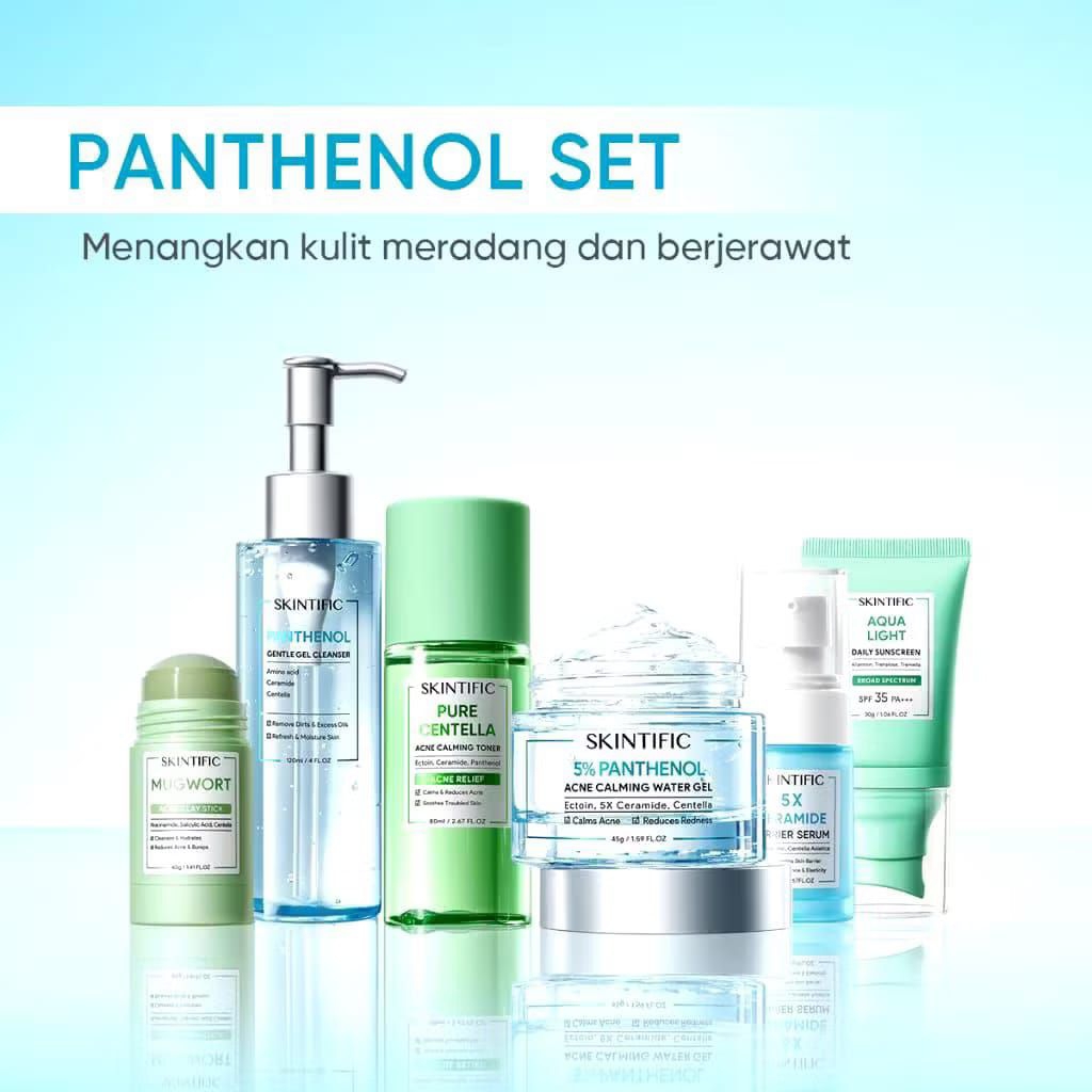 SKINTIFIC-6PCS Paket lengkap skincare