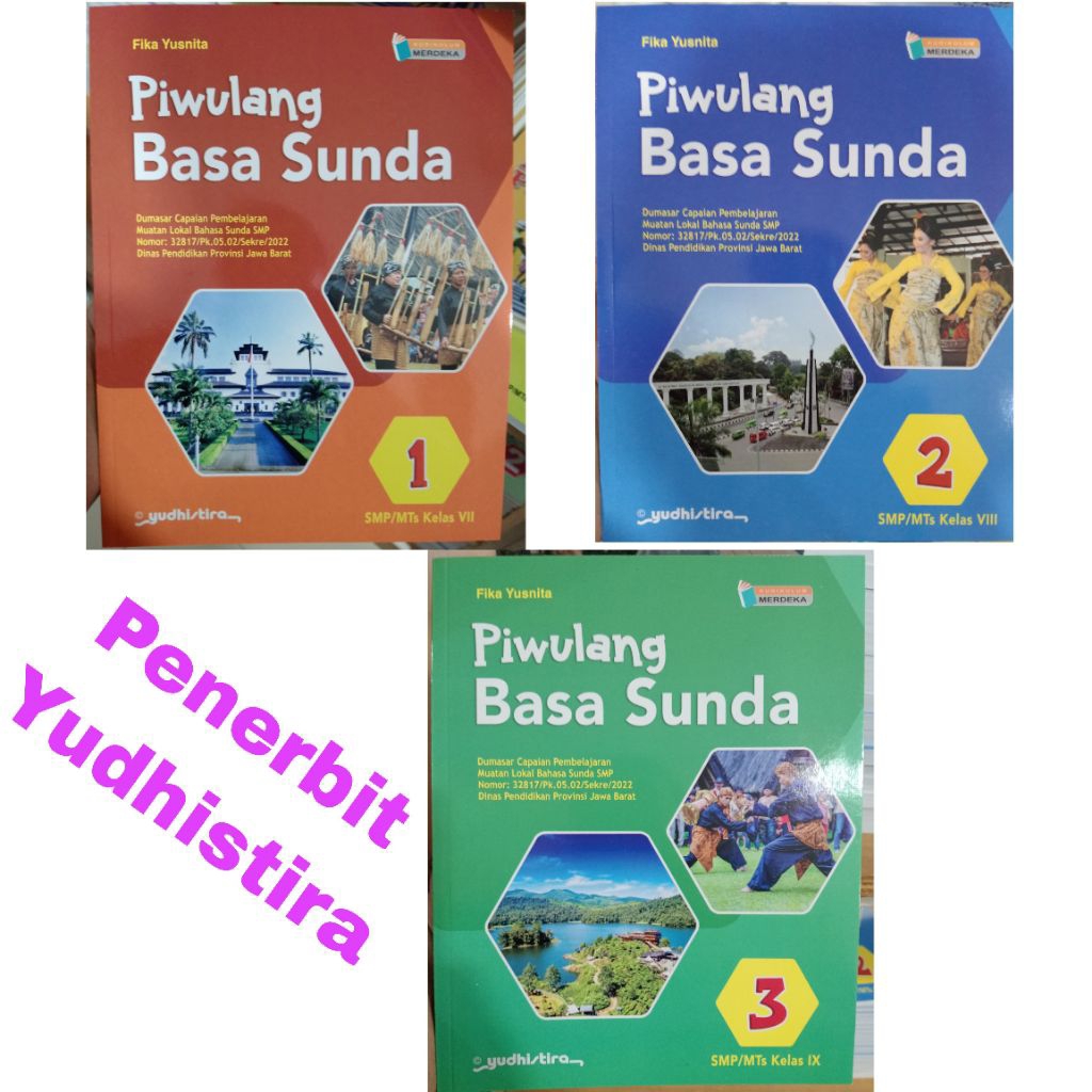 Original Piwulang Basa Sunda SMP Kelas 7 8 9 VII VIII IX 1 2 3 Kurikulum Merdeka Yudhistira