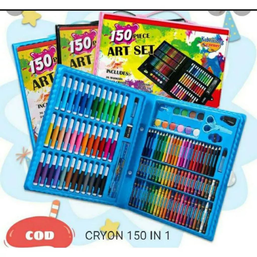

CRAYON ART SET 150 PENSIL WARNA