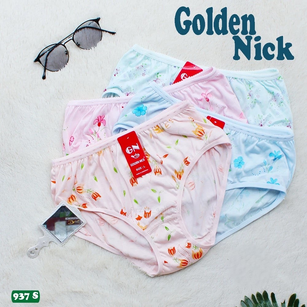 Diskon Dengan Paket Isi ( 3 Pcs ) Celana Dalam Golden Nick 937 Sablon | CD Golden Nick Sablon | CD W