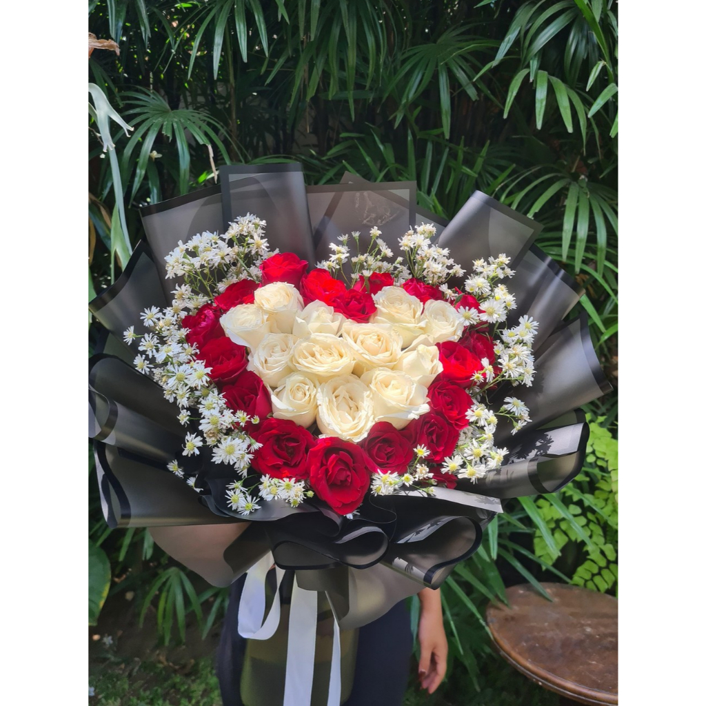 [Fresh Flower]Love Roses Bouquet (BALI AREA ONLY)