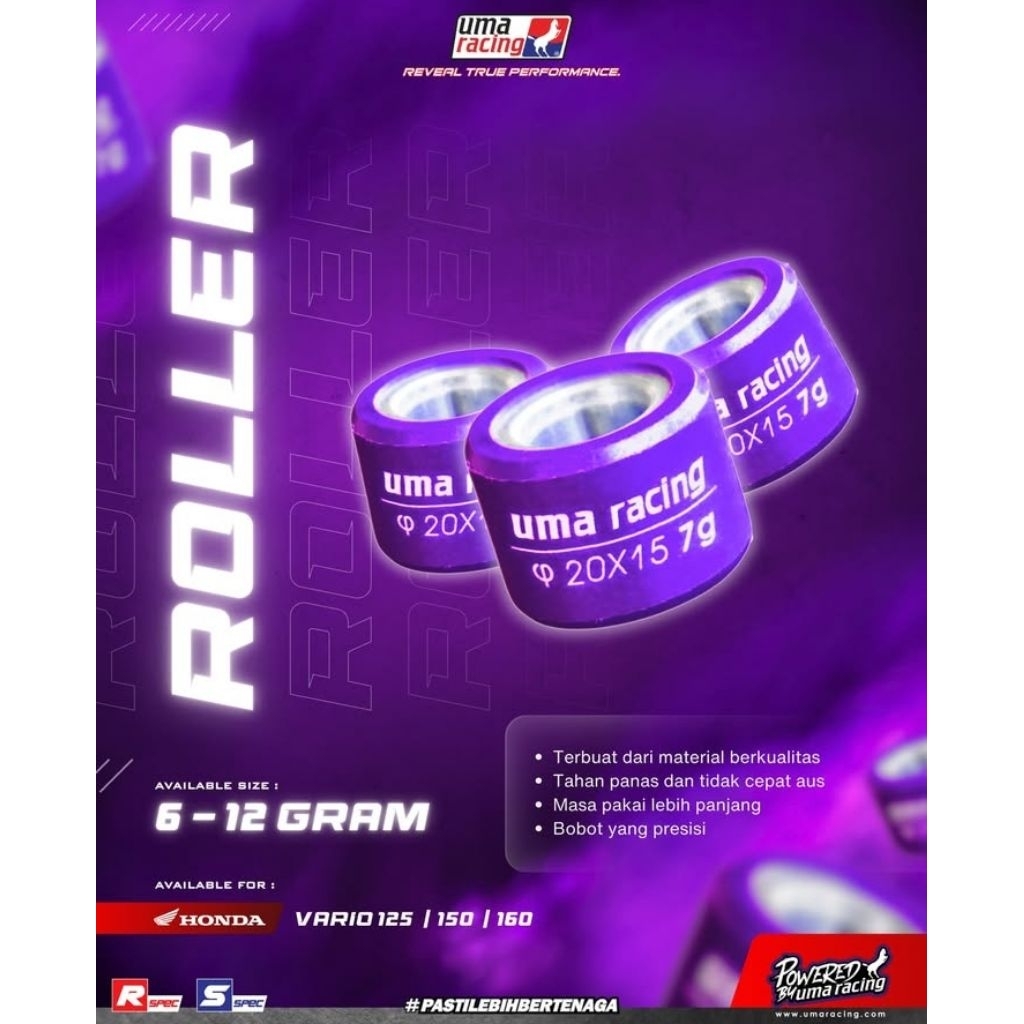 Uma Racing Pulley Roller V3 Honda Vario 125 PCX Vario 150