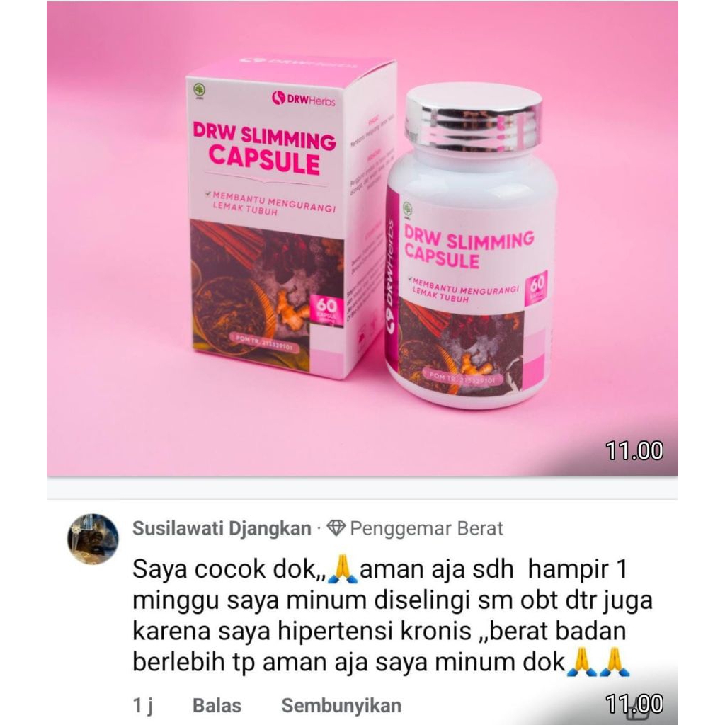 DRW SKINCARE / DRW SLIMMING CAPSULE / SLIMMING CAPSULE / KAPSUL DIET / KAPSUL DIET DRW / KAPSUL DIET