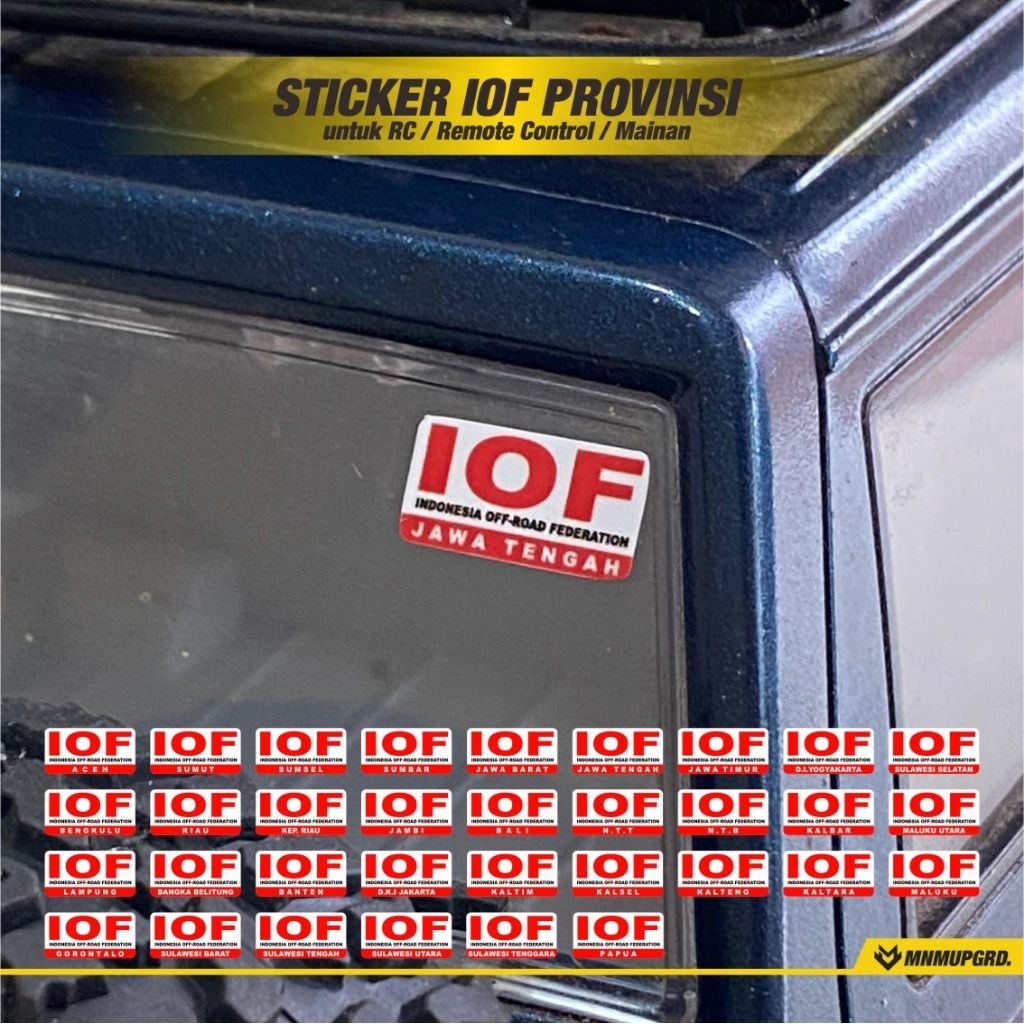 Sticker RC IOF provinsi