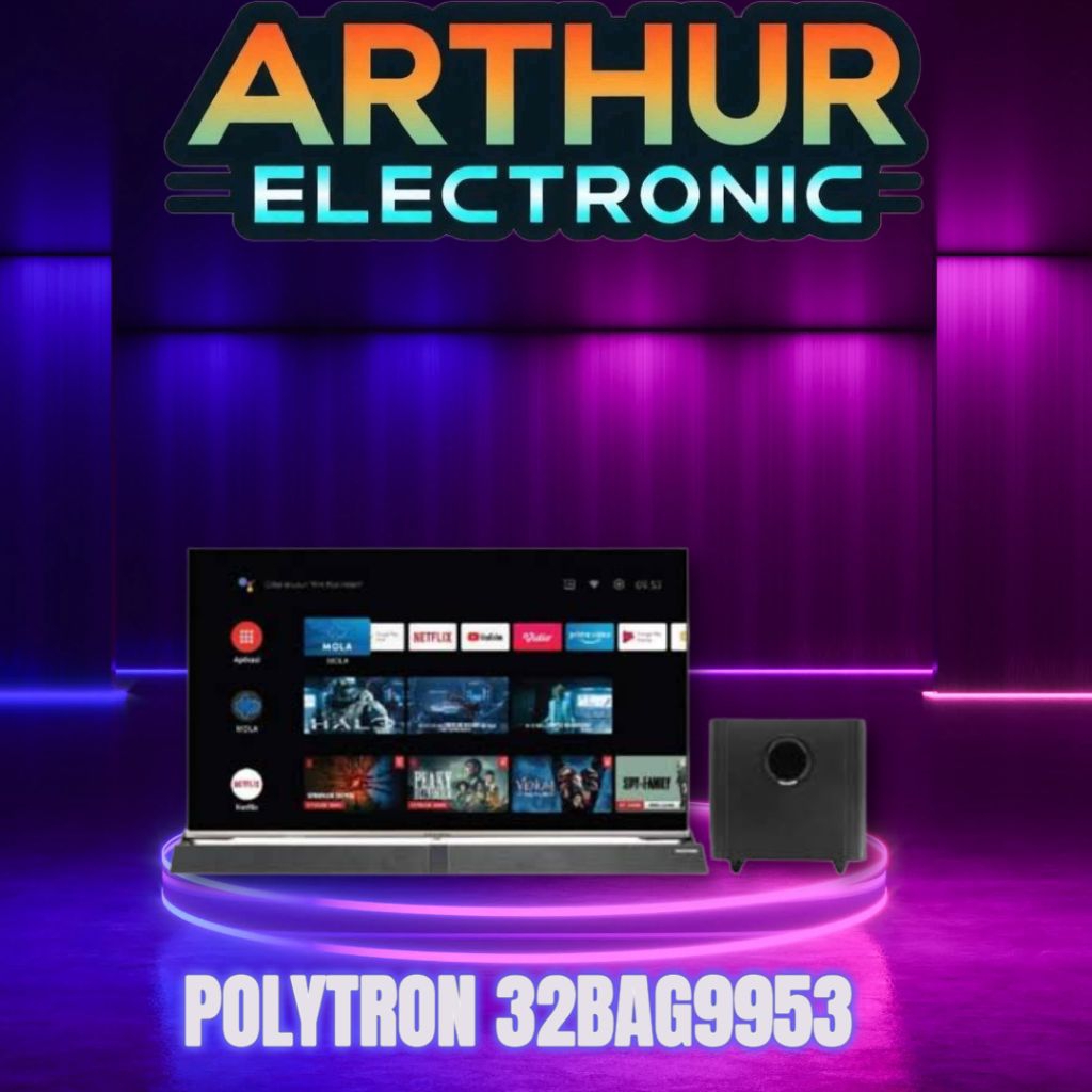 POLYTRON PLD32BAG9953 / 32BAG9953 ANDROID TV with SOUNDBAR