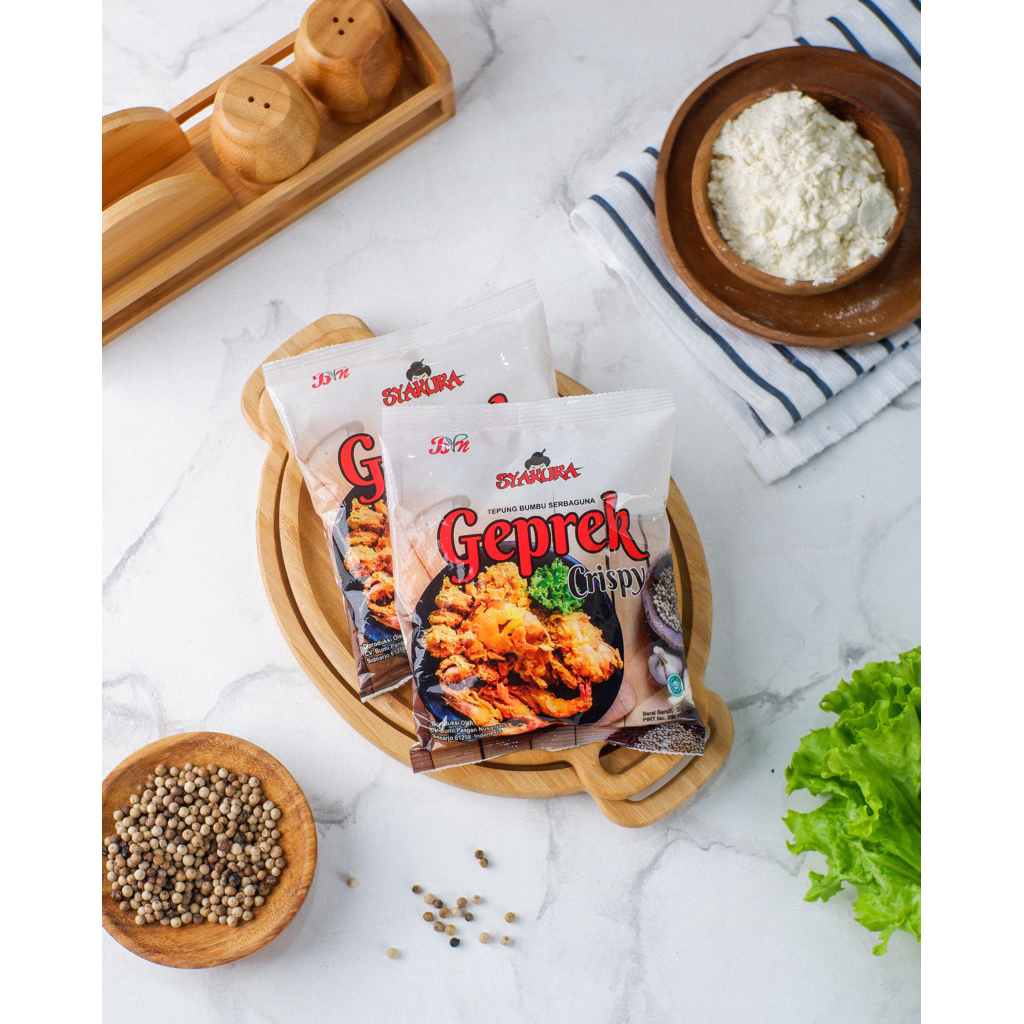 

Tepung Bumbu Syaza Syakura Geprek Crispy 100 gram