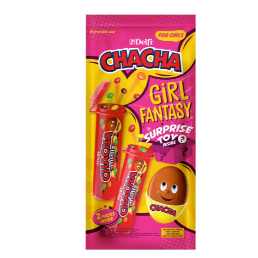 

(Desty Shop)CHACHA Surprise Toy Milk Chocolate Assorted 2 x 17 g