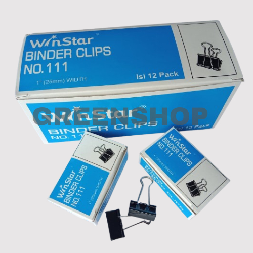 

BINDER CLIP NO. 111 HARGA 1 PACK (12 PCS)