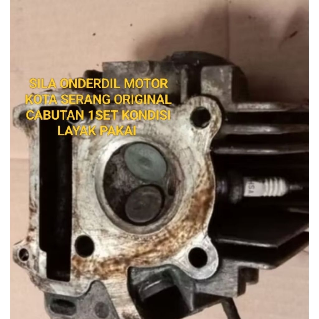 blok head block head silinder head yamaha vega r lama pnp crypton full set (ORIGINAL COPOTAN)