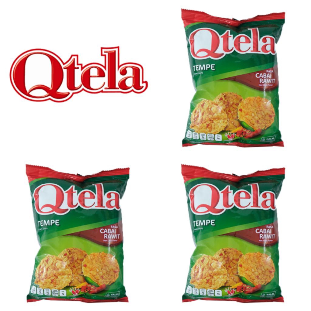 

Qtela Keripik Tempe Cabai Rawit 55 Gr