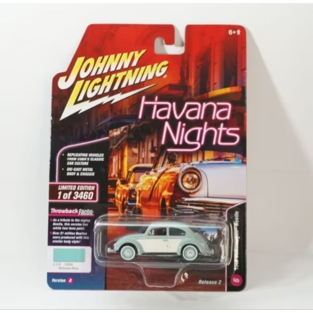 Johny Lightning Havana Nights 1965 Volkswagen Beetle