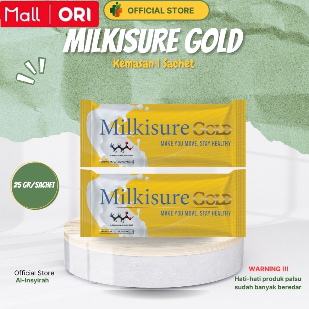 

1 Sachet Milkisure Gold - Susu Milkisure Gold 25 gram - Susu Asam Urat