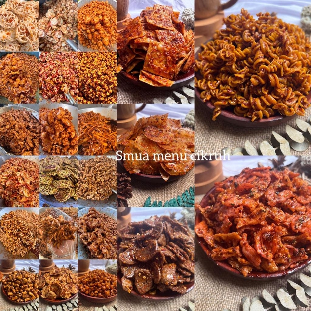 Aneka cemilan Seblak kering