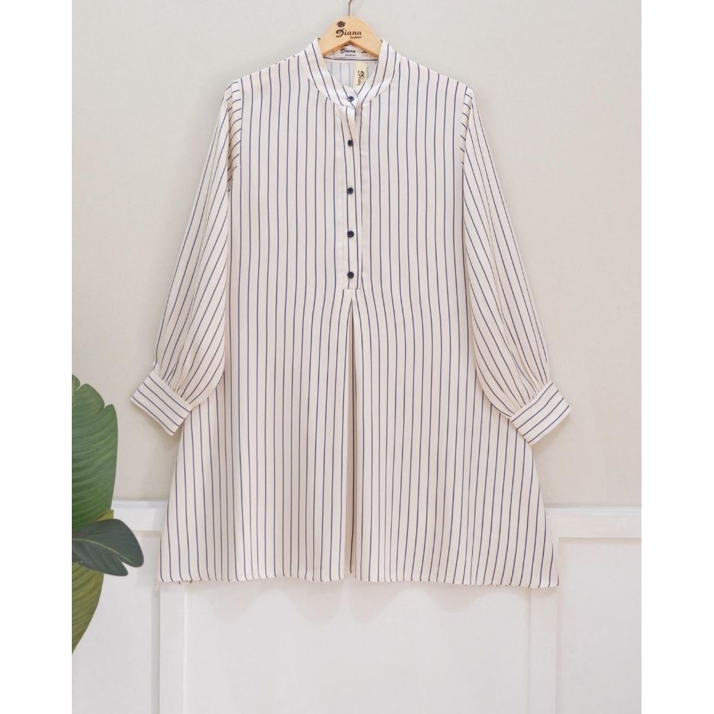 Tunik Rayon Viscose Twill Premium Motif Sallur | Tunik Wanita Rayon Viscose Premium | Tunik Salur