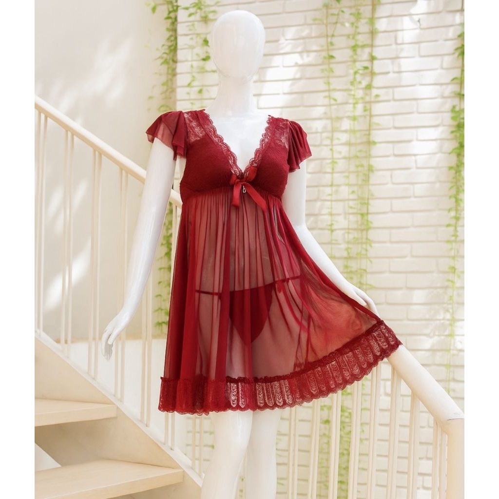 Lingerie Seksi Jumbo BST01 by Miss Isyana Lingerie Premium Halus Lembut Lingerie Transparan Seksi Ba