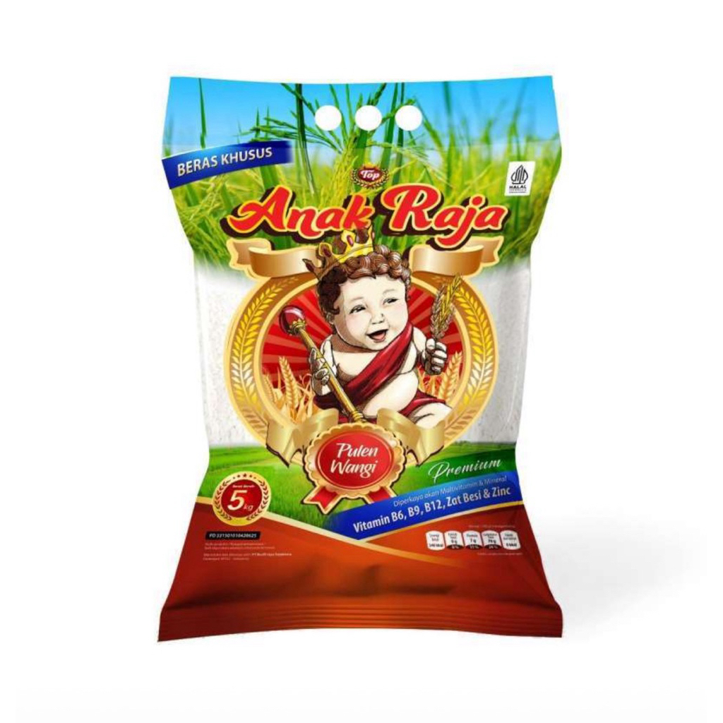 

Beras Anak Raja Fortifikaai Pulen Wangi 5kg