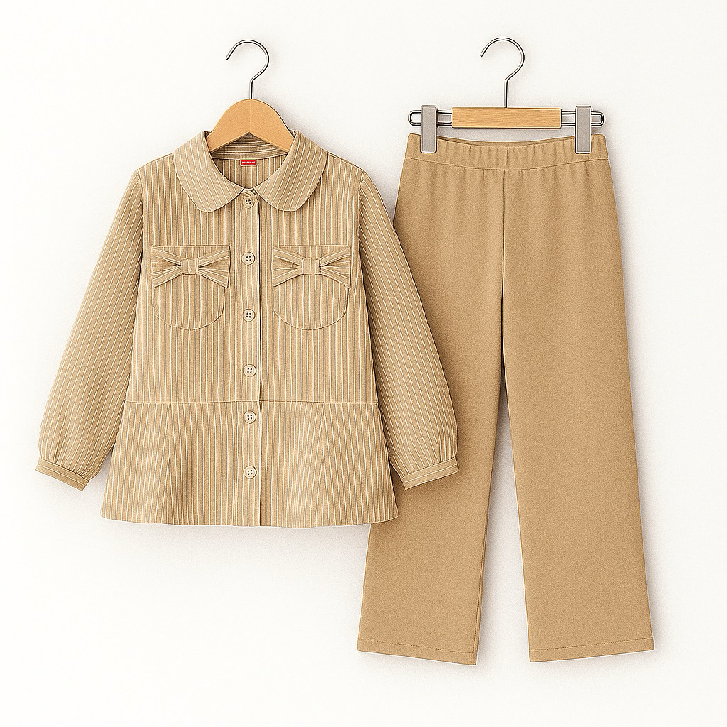 Oneset Anak Perempuan Wanset 2In1 Kondangan Muslim Sepasang Rok Dewasa Lebaran Baju Celana Viral Jum