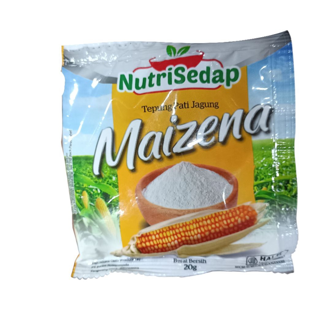Tepung Maizena Sachet Kecil 20gr Tepung Jagung Corn Starch NutriSedap