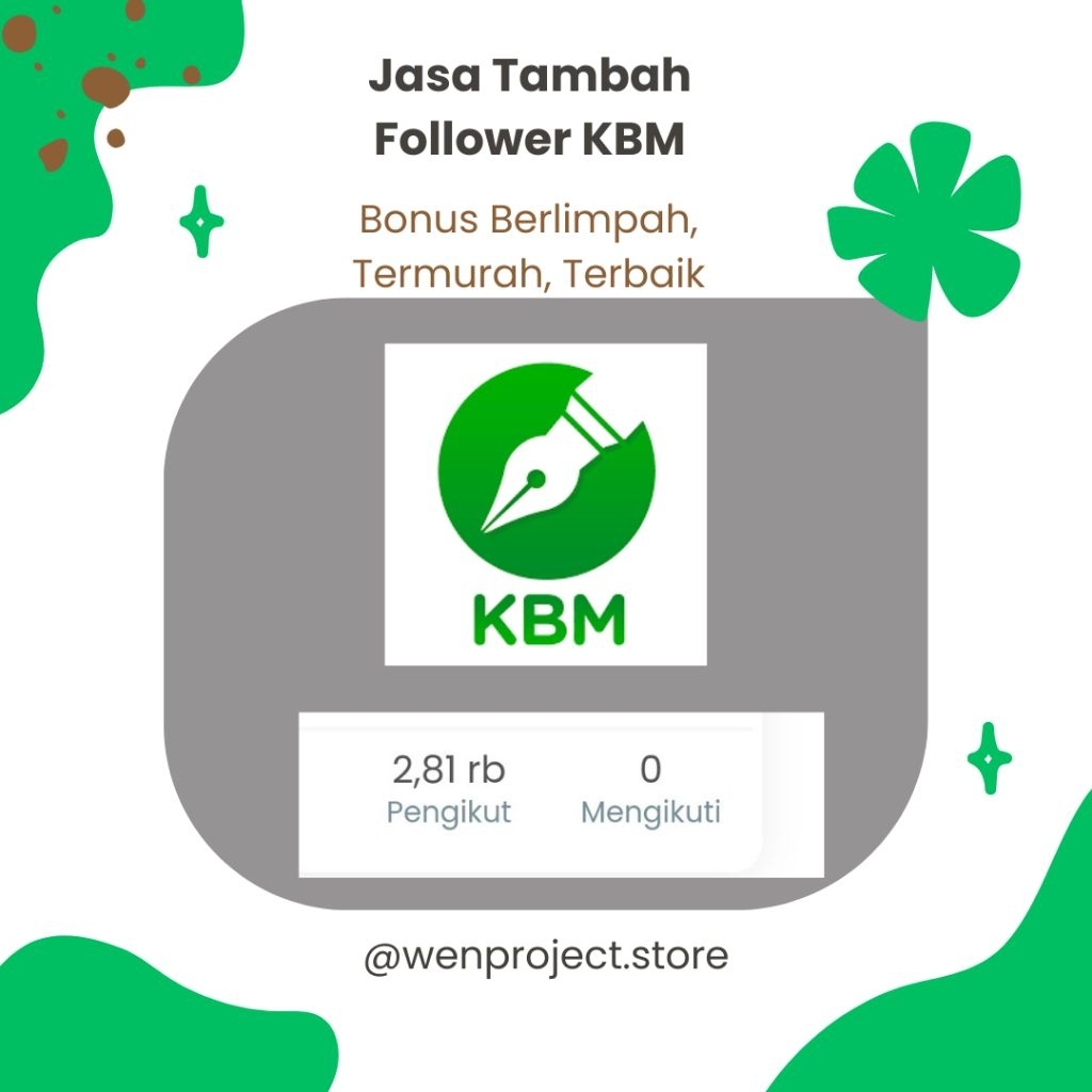 Jasa Tambah Follower KBM