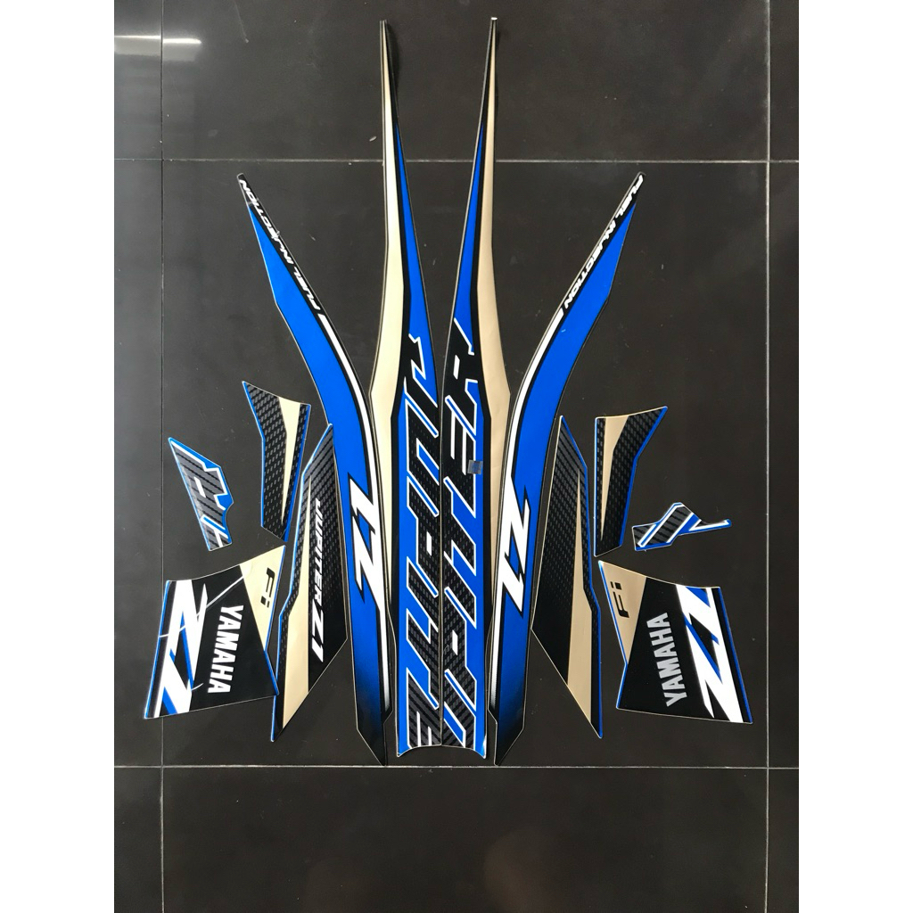 STRIPING STIKER JUPITER Z1 2021 HITAM BIRU