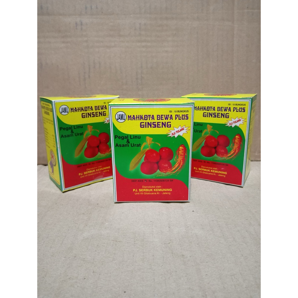 MAHKOTA DEWA PLUS GINSENG SERBUK - 10 SACHET