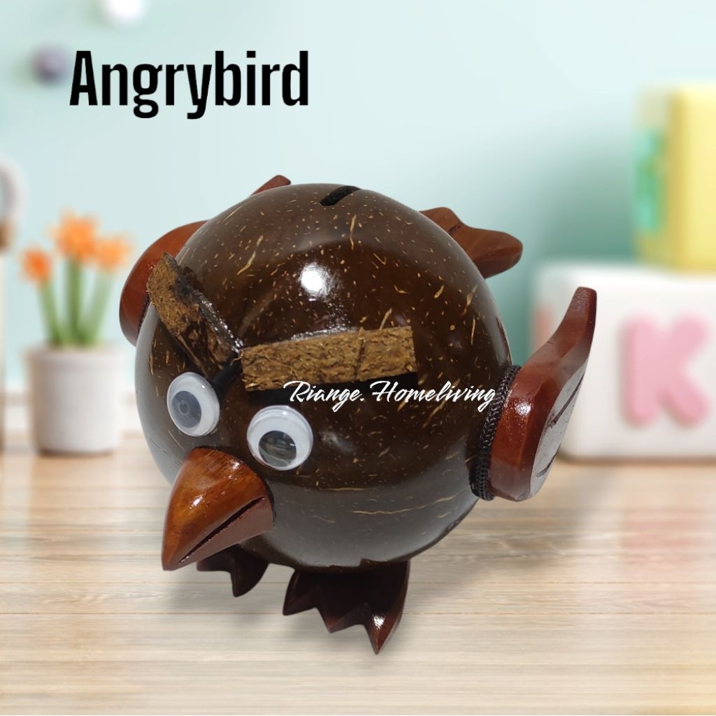 Jual Celengan Batok Kelapa/Celengan unik/Celengan Tempurung kelapa