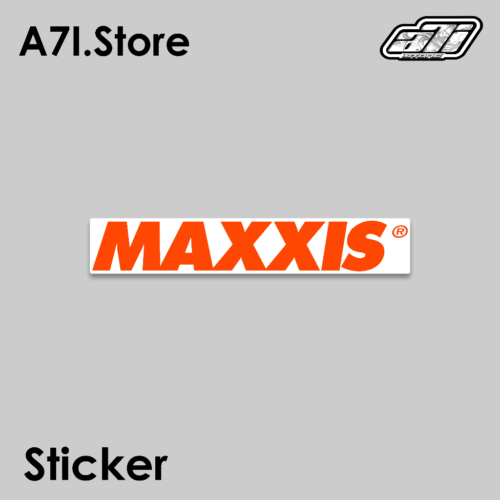 Sticker Logo MAXXIS Sticker variasi Sticker racing Sticker sponsor Stiker brand Sticker print&cut Vi