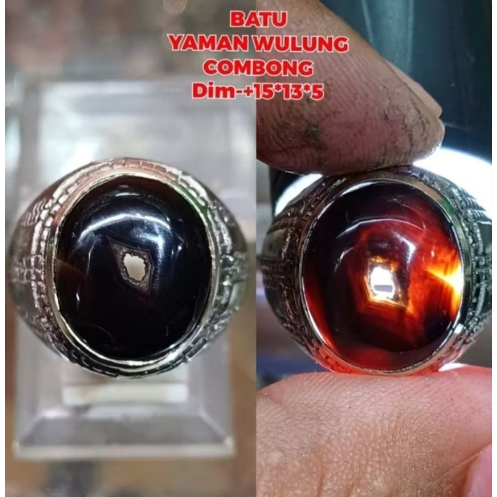 cincin batu Yaman Wulung combong