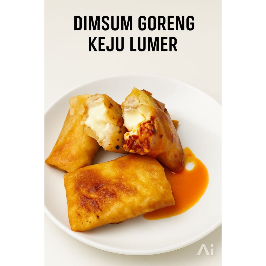 

Dimsum Goreng Keju Lumer Size Besar
