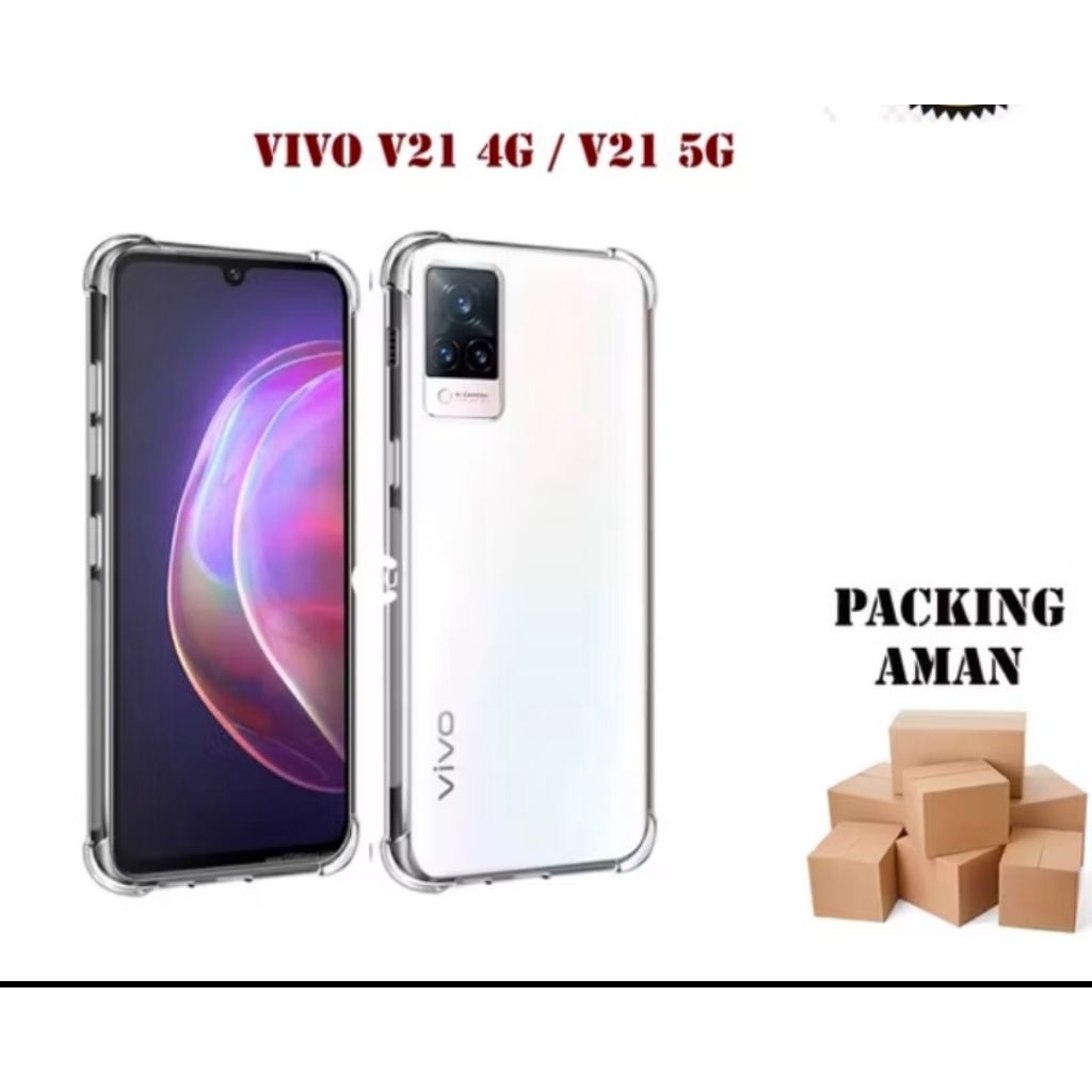Casing Vivo V21 4G / Vivo V21 5G Anti Crak SoftCase