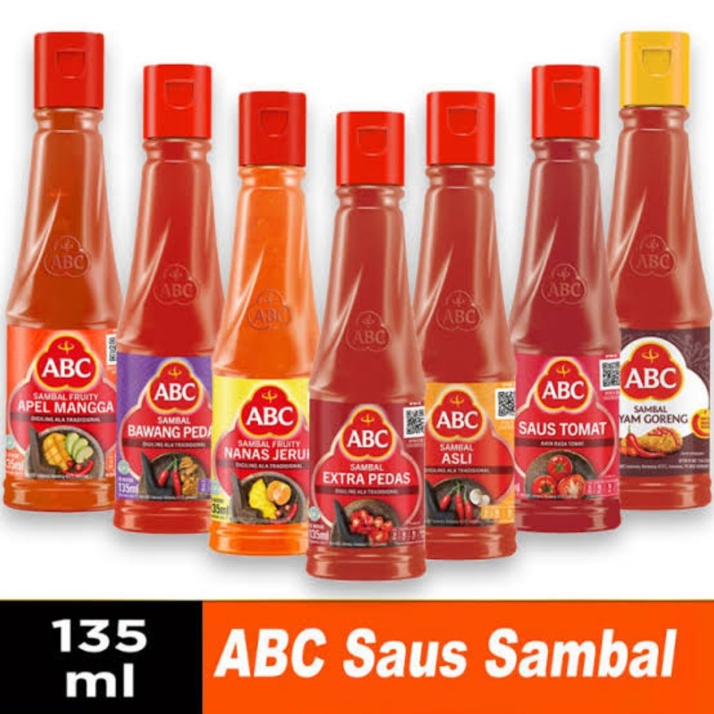 

Abc Saus Sambal Pet 135 ml