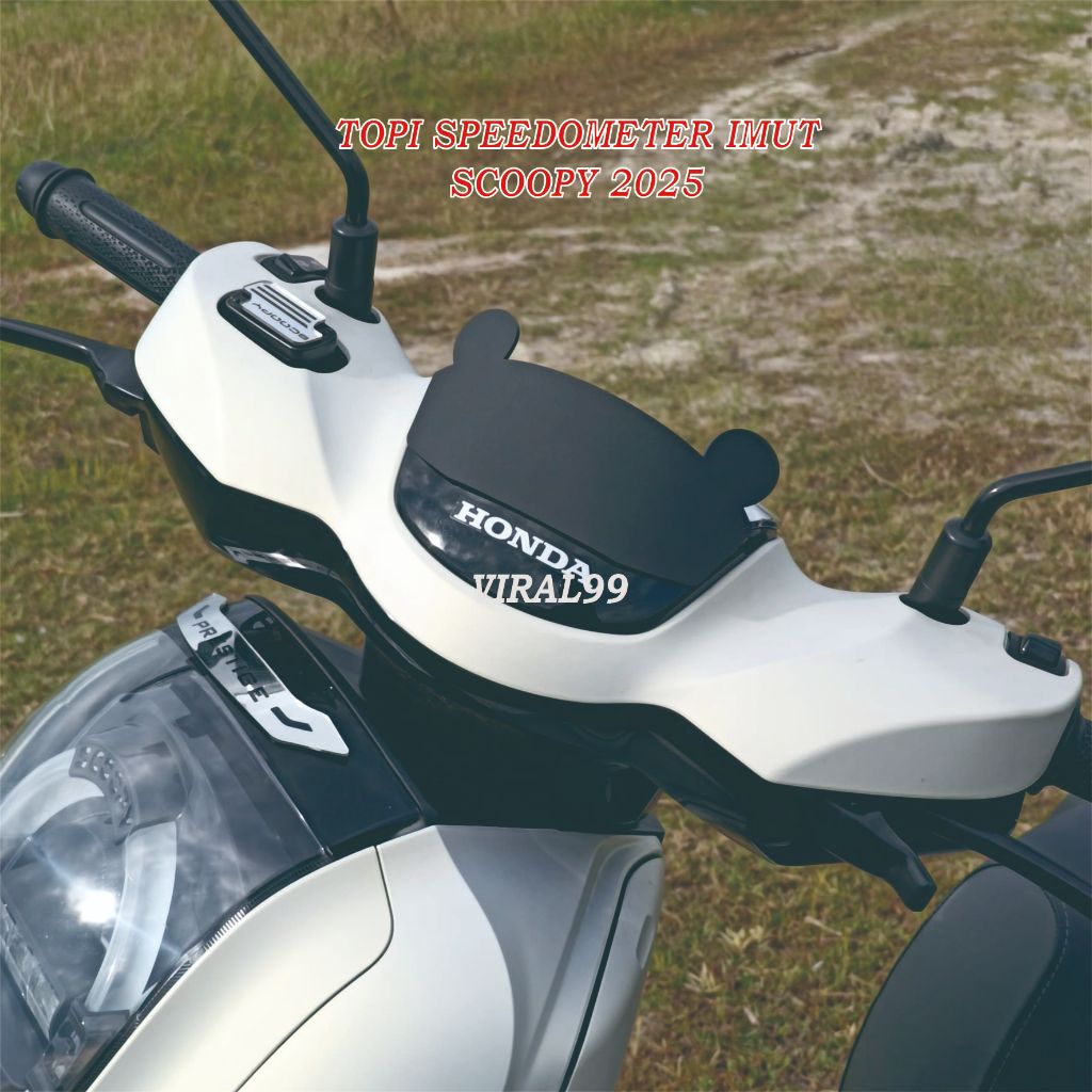 TOPI VISOR SPEEDOMETER SCOOPY 2025 UP Aksesoris variasi imut imut