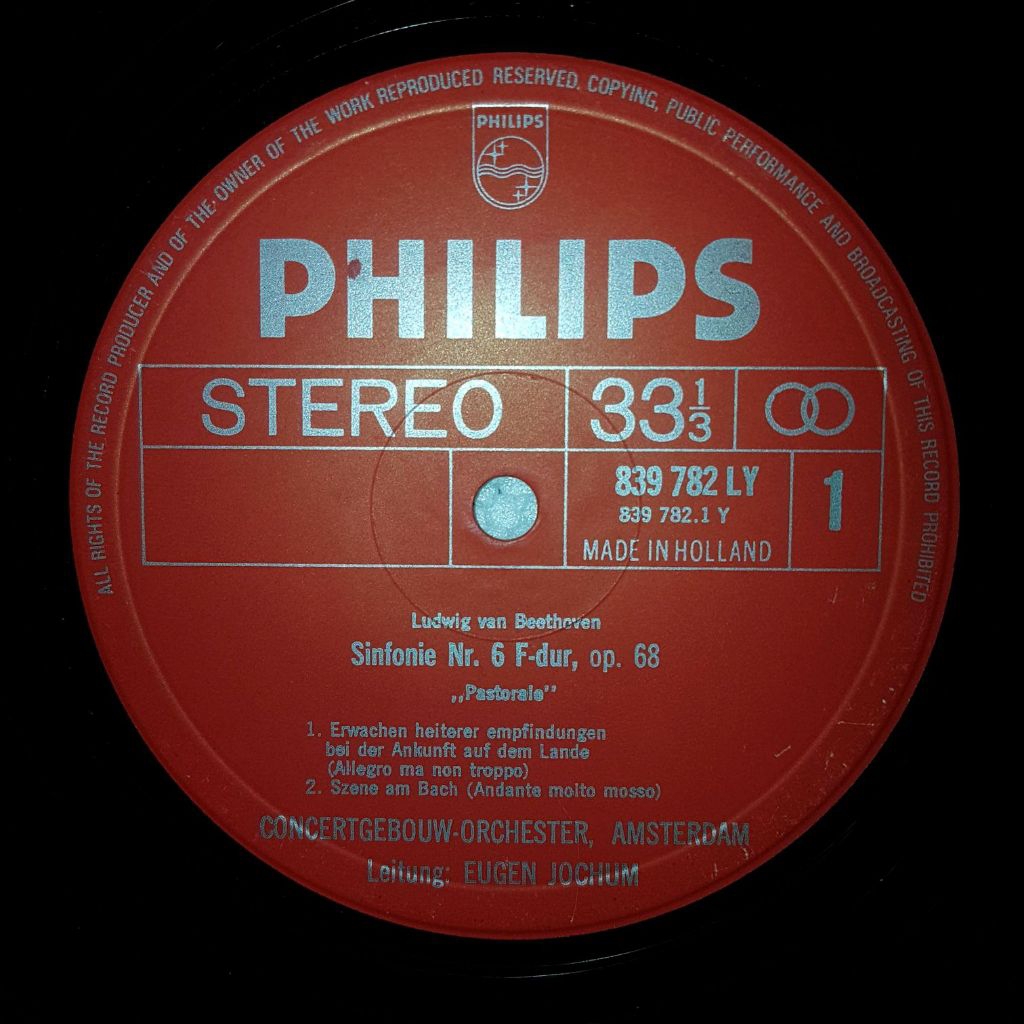 Vinyl Piringan Hitam 12 inch Ludwig Van Beethoven - Sinfonie Nr. 6