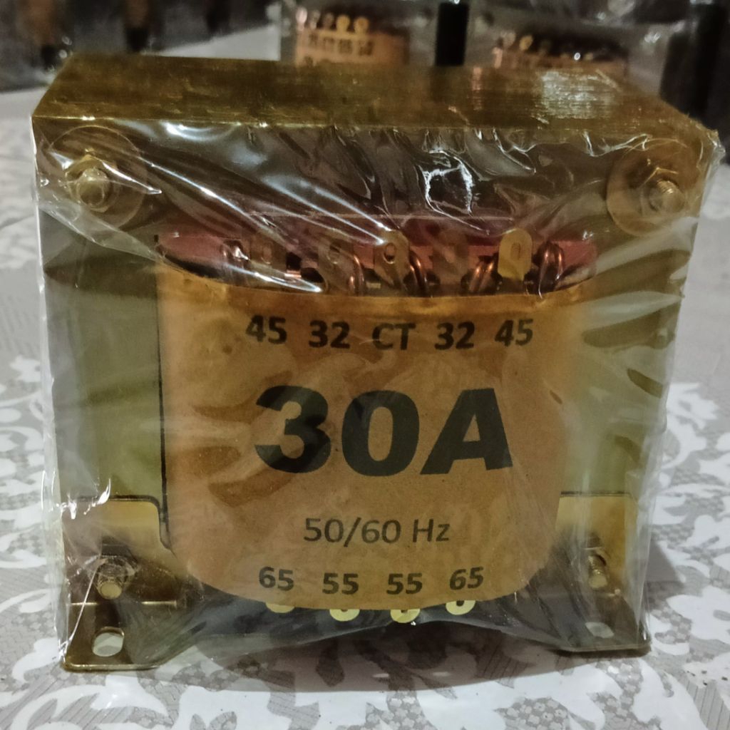 Trafo 30A CT 65V mini Trafo  RM 30A CT 65V Tembaga