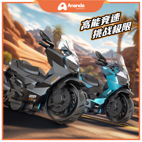 Miniatur Motor Sport Pullback / Mainan Motor Diecast Alloy Anak Koleksi Harley NMAX