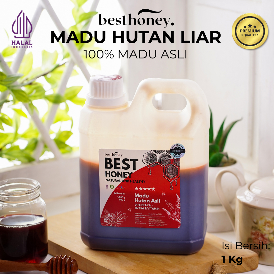 

Best Honey Madu Hutan Liar Asli 1KG