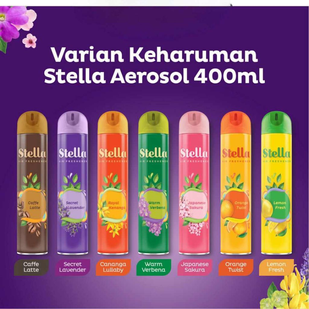 Pengharum Ruangan Stella Spray (350ml)