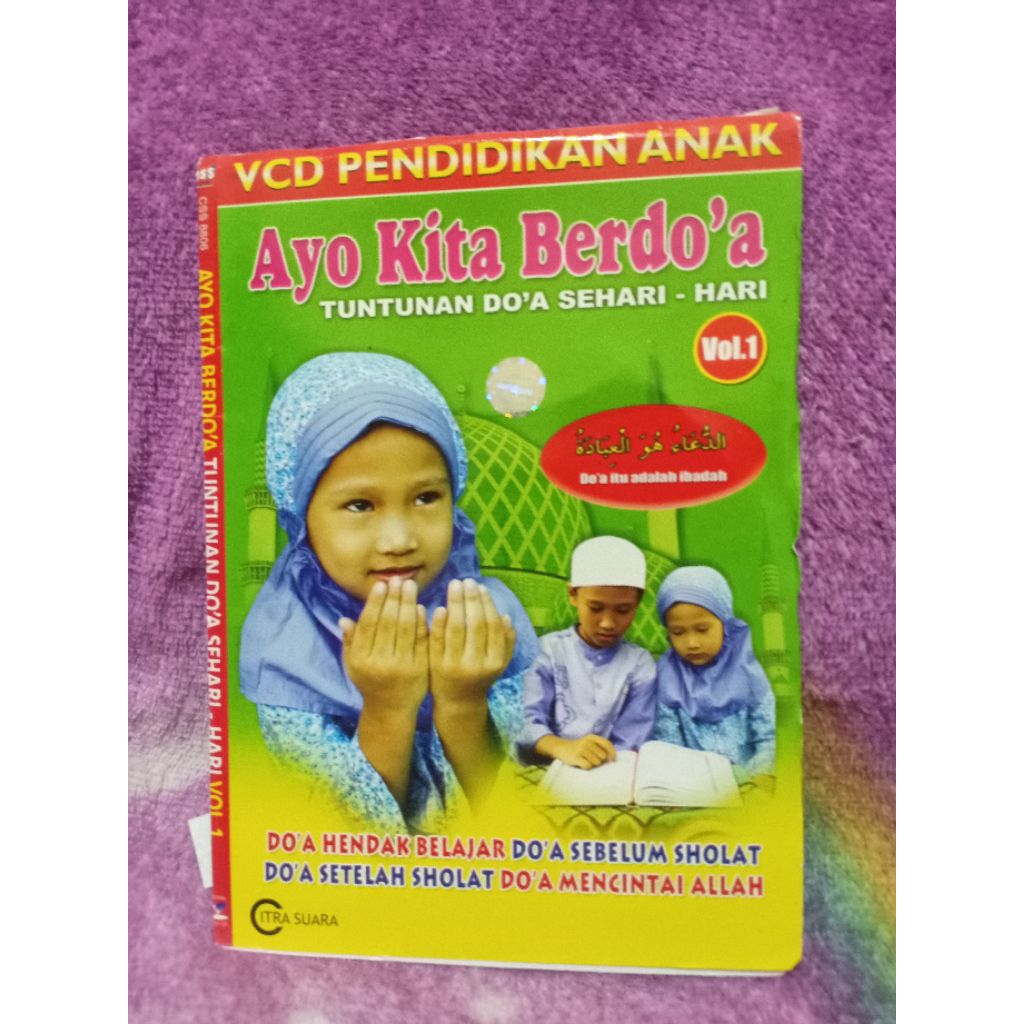 VCD ANAK BELAJAR DOA SEHARI HARI VOL 1