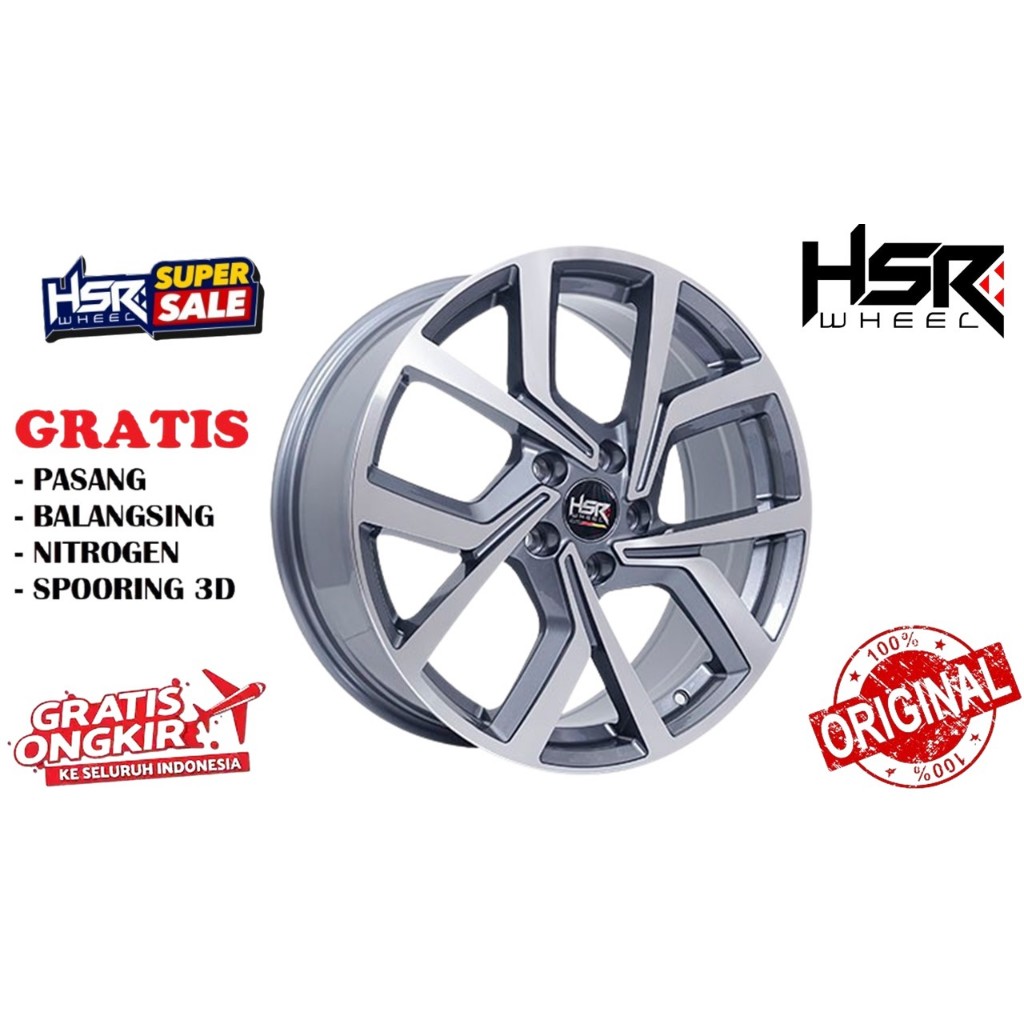 VELG MOBIL RACING TYPE HSR WENDER 153 R18 LEBAR 7,5 PCD 5X112 ET45 GMF