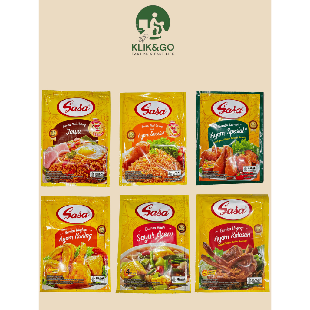 

Promo Sasa Bumbu instan Bumbu instan sasa Bumbu nasi goreng sasa bumbu ayam goreng