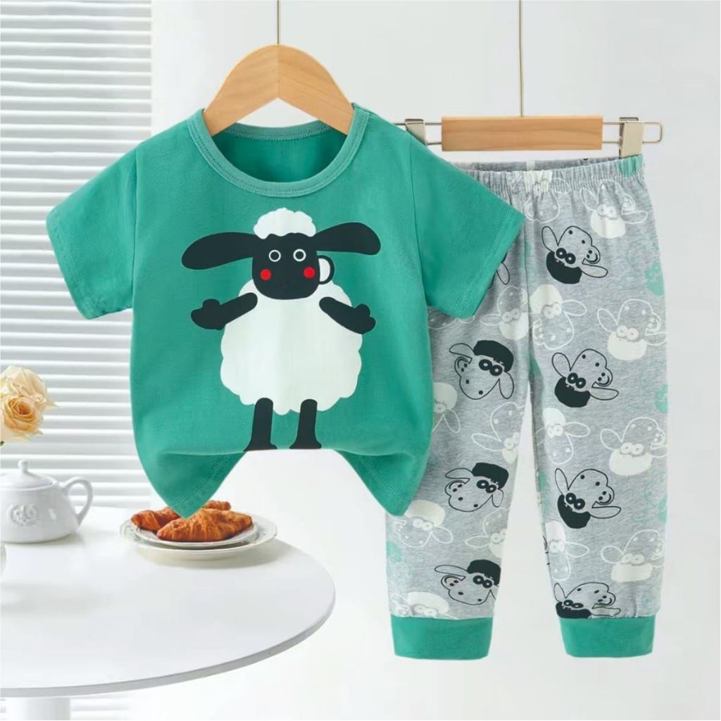 [PIPOPBABY] CP Jijibeier Premium Baju Tidur Anak CP Pendek Panjang