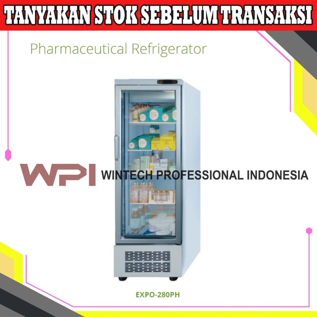Gea EXPO-280PH Pharmaceutical Refrigerator - Kulkas Obat - Penyimpanan Obat - Kulkas Farmasi