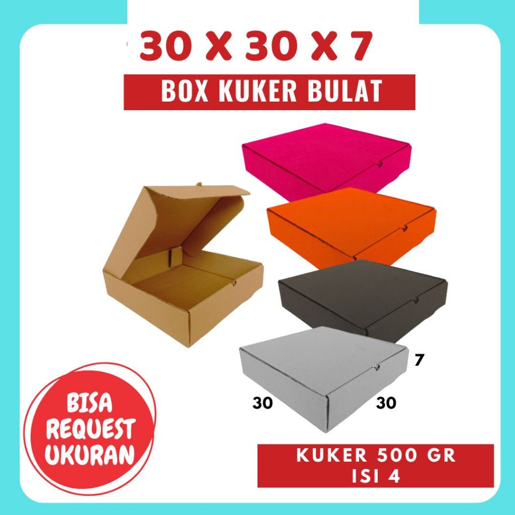 

kardus 30x30x7 LD Lipat Depan box 30x30x7 Kue Kering isi 4 500gr dus 30x30x7