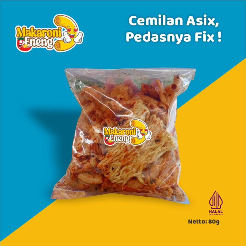 

Makaroni Eneng Mix Pedas Kemasan 80 Gram
