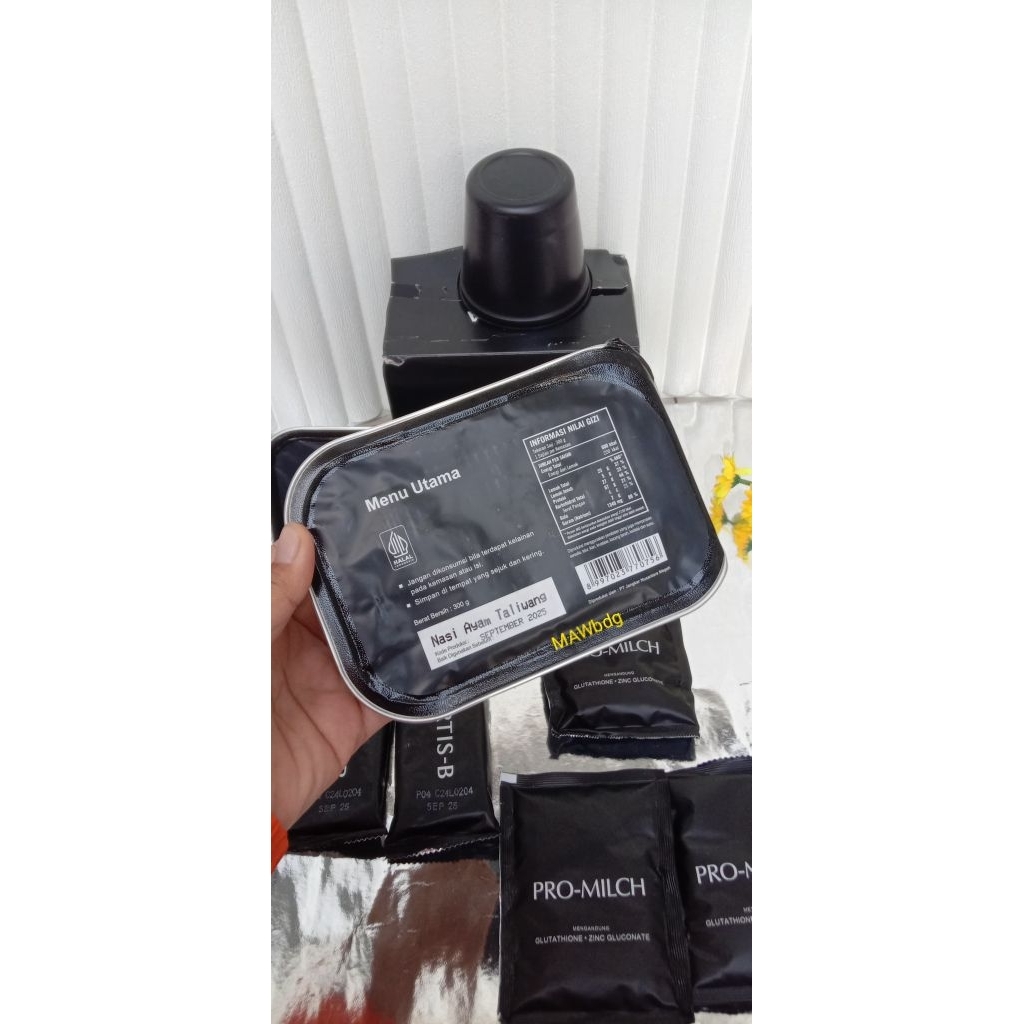 NASI RANSUM TNI - NARAGA Nasi tentara Original jatah Makanan Siap Saji