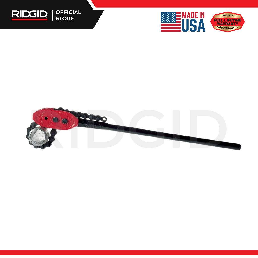 RIDGID Tong Chain Pipe Wrench Double End - 3231 3/4"-4" - 92670